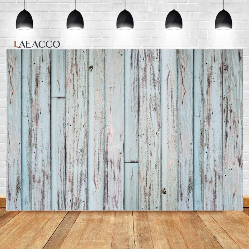 Laeacco Vinyl Photography Backdrops Wooden Board Planks Texture Grunge Vintage Portrait Photo Backgrounds Baby Shower Photophone