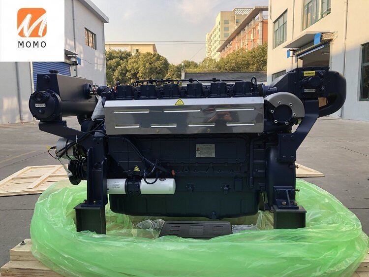 Новый Судовой двигатель с водяным охлаждением LYN Weichai, 1500 кВт (л.с.), об/мин, лодочный двигатель