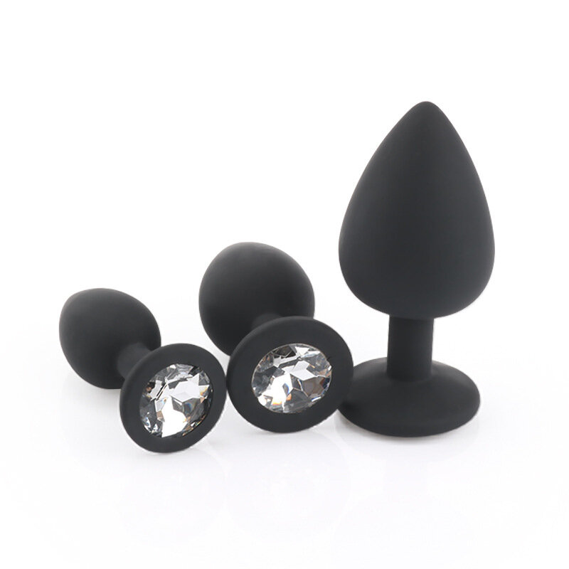 Adulto jogo de silicone anal plug jóias butt plug brinquedos sexuais para homens massagem de próstata bala vibrador butt plug para mulher