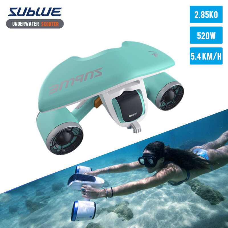 Sublue Whiteshark Mix Sea Underwater Scooter 520W Electric Jet Ski 40m Scuba Snorkel Diving Scooter Water Sports Swimming Pool