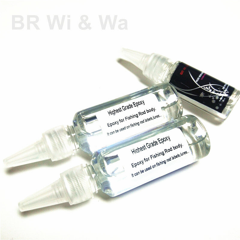 Br wi & wa-女性用エポキシ樹脂クリスタル接着剤,釣り竿,ラベル,混合物,1:1 ab,エポキシ