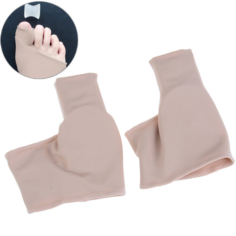 1 para Bunion korektor podkładka żelowa Stretch Nylon palucha koślawego osłona zabezpieczająca Separator palców stopy ortopedyczne Protector gorąca sprzedaż