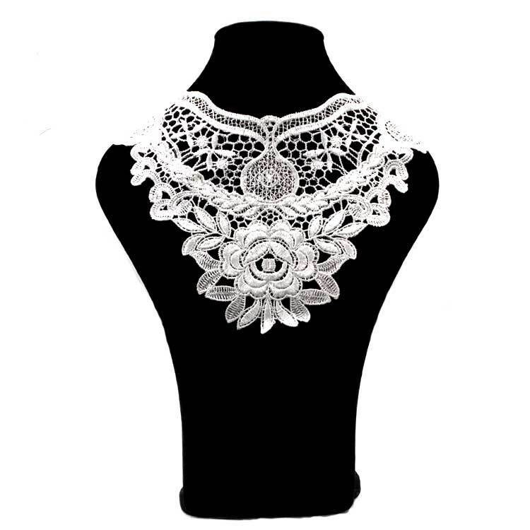 Water-soluble lace embroidery corsage collar flower hollow fake collar DIY clothing accessories decoration