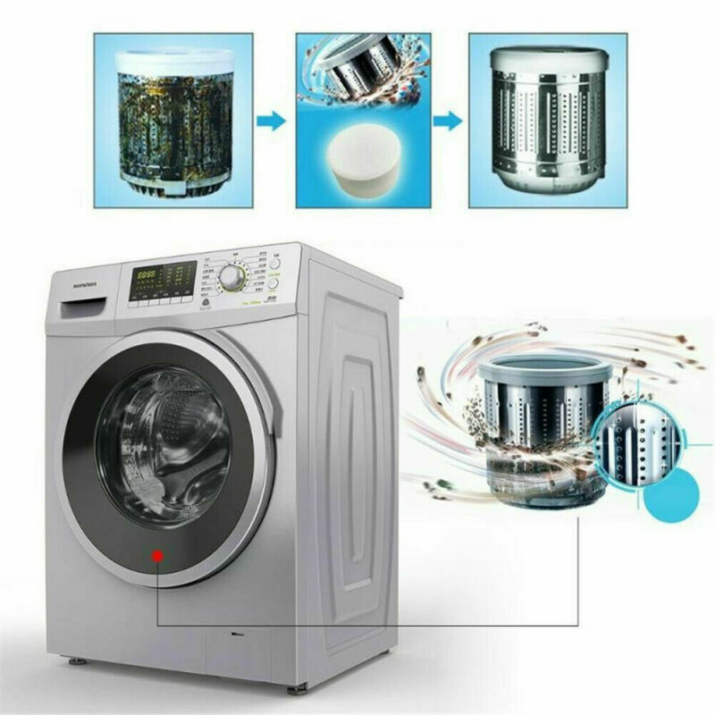 1/5/10/15PCS Washing Machine Cleaner Washer Cleaning Laundry Soap Detergent Effervescent Tablet Washer Tub Bomb Cleaner
