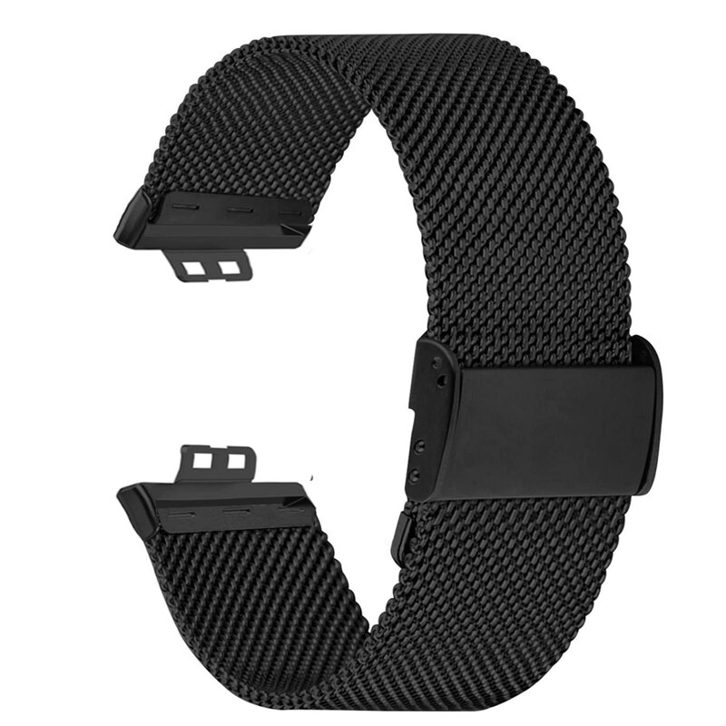 2020 Fit Strap Voor Huawei Horloge Fit Strap Accessoires Rvs Metalen Glijdende Gesp Armband Huawei Horloge Band