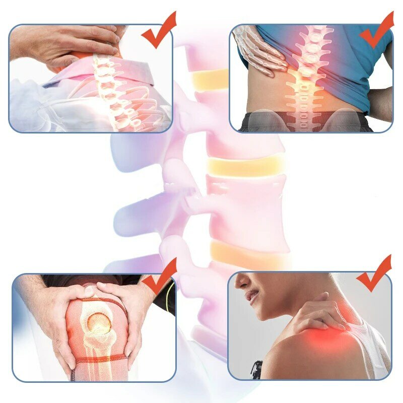 120Pcs/15Bags Back Pain Relief Patch Snake Bone Extract Lumbar Spine Medical Plaster Joint Inflammation Pain Relieving Sticker