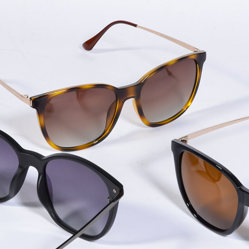 Crixalis Vintage Damen Sonnenbrille polarisiert klassische Anti-Blend-Sonnenbrille für Männer Luxusmarke Designer Sonnenbrillen weiblich