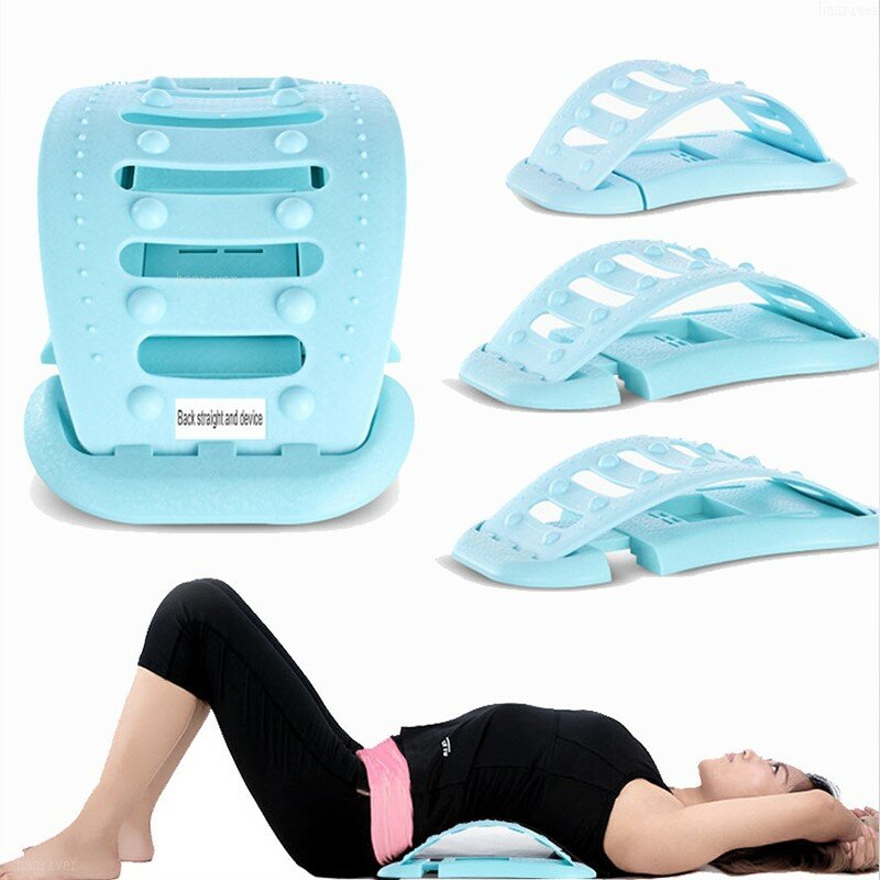 Massageador de coluna cervical, de alta qualidade, almofada de alongamento, alívio da dor, fitness, para costas, equipamento de massagem