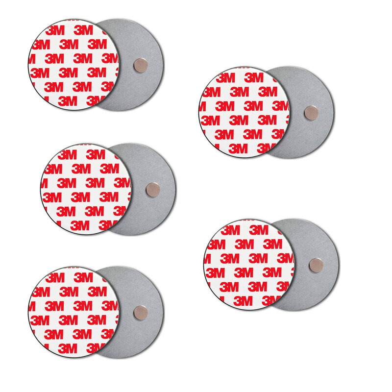 5X Rauchmelder stiker magnetik, alat pendeteksi asap Magnet, penahan Magnet