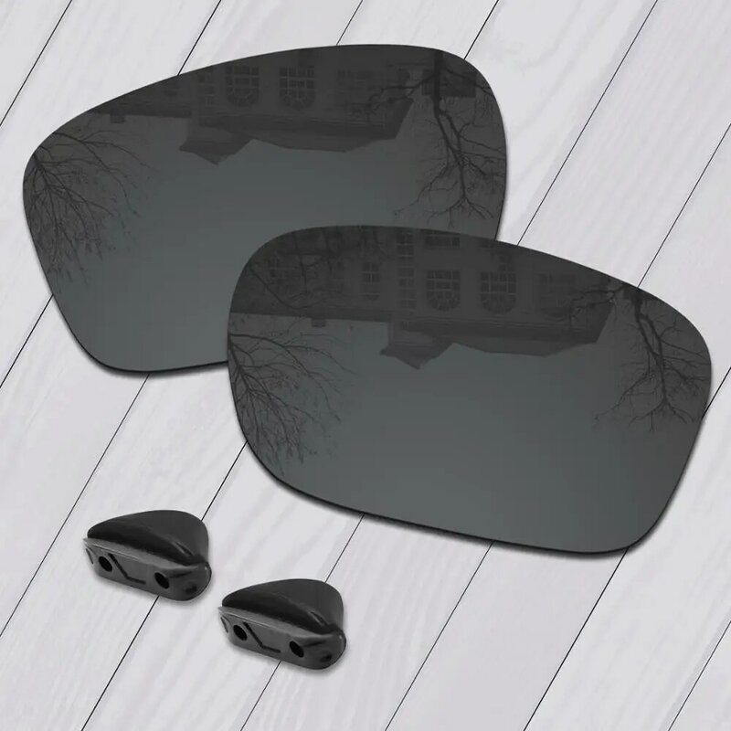 Wholesale E.O.S Polarized Replacement Lenses & Black Nose Pads for Oakley Drop Point OO9367 Sunglasses - Varieties Colors