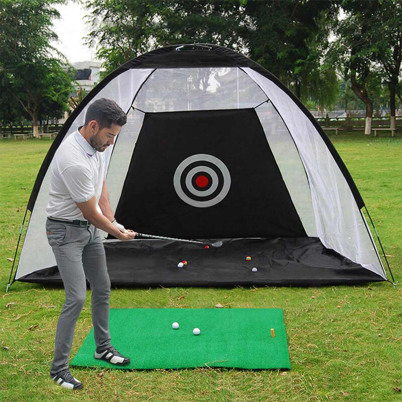 2 м клетка для гольфа тренировочная сетка для занятий спортом на открытом воздухе в помещении оборудование для занятий спортом для гольфа садовый тренажер портативный учебная палатка для гольфа