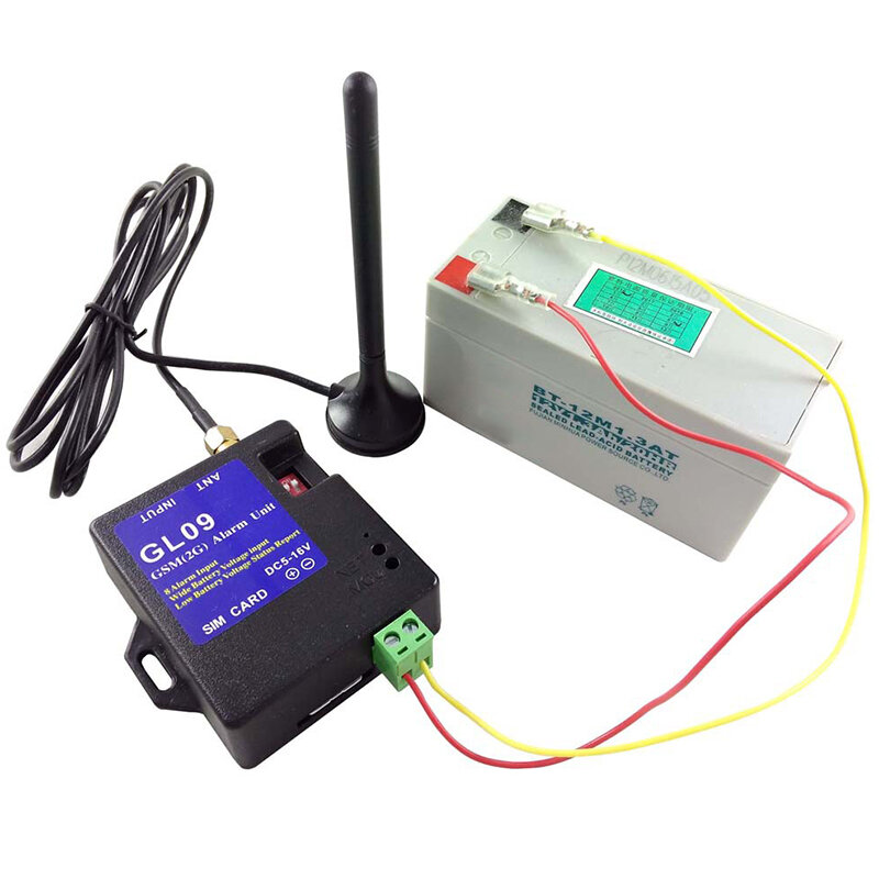 GL09 8 ช่องแบตเตอรี่ APP ควบคุมระบบเตือนภัย GSM SMS Alert ระบบรักษาความปลอดภัย 2019