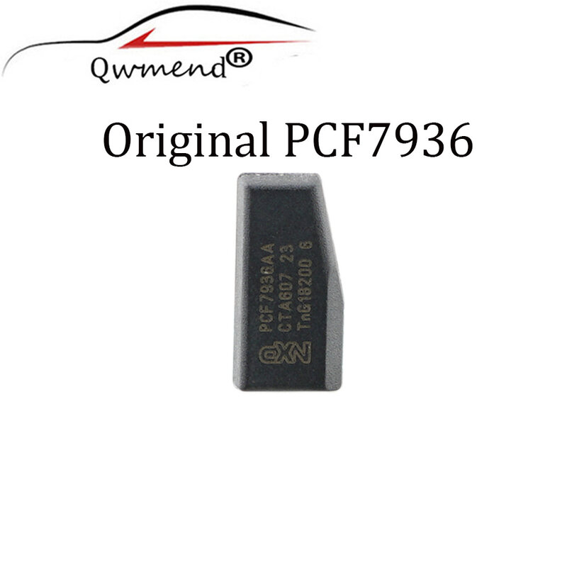 QWMEND oryginalny PCF7936AS Auto klucz chip transpondera ID46 układu PCF7936 PCF7936AA narzędzie ślusarskie pcf 7936