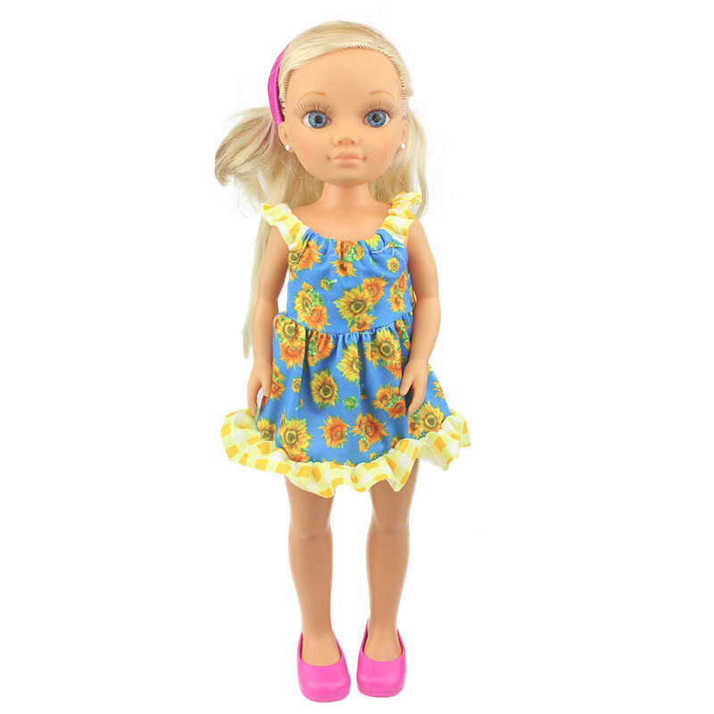 2023 nowe ubrania urocza sukienka pasują do 42cm lalki FAMOSA Nancy (lalka i buty nie są wliczone), akcesoria dla lalek