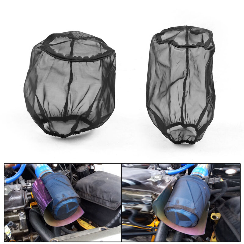 Universal Air Filter Protective Cover Waterproof Oilproof Dustproof for High Flow Air Intake Filters Air Filter Cover