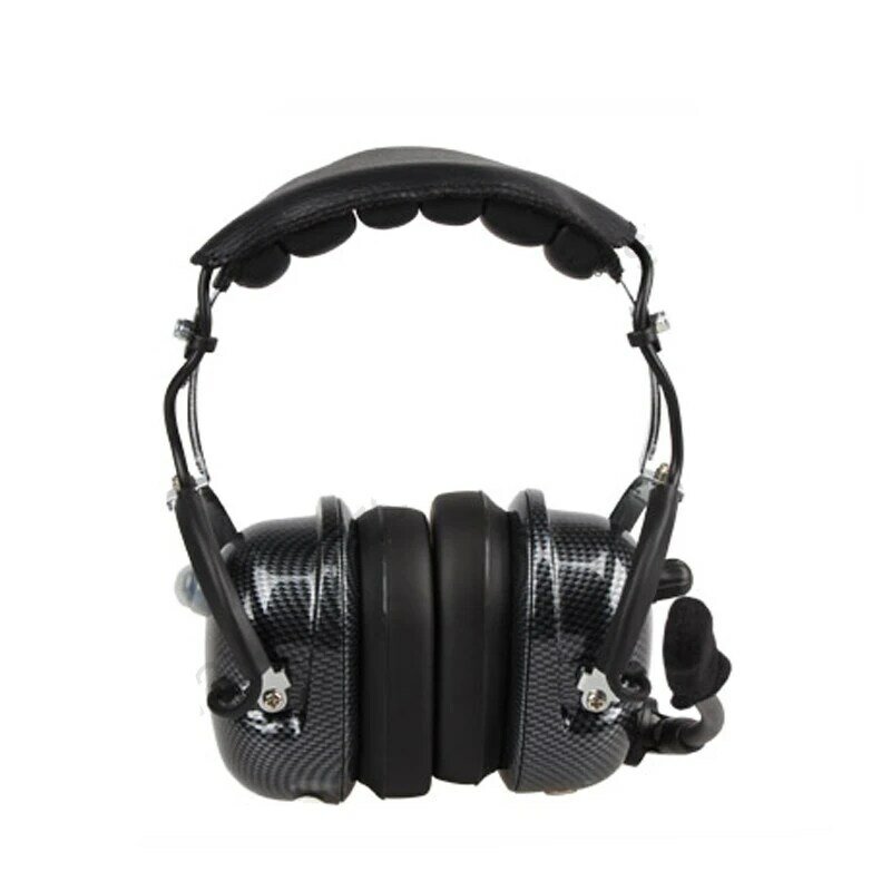Aviação Walkie Talkie Headset, Cancelamento de ruído Headaphone para Kenwood Baofeng UV-5R, 2 Pins, Rádio bidirecional
