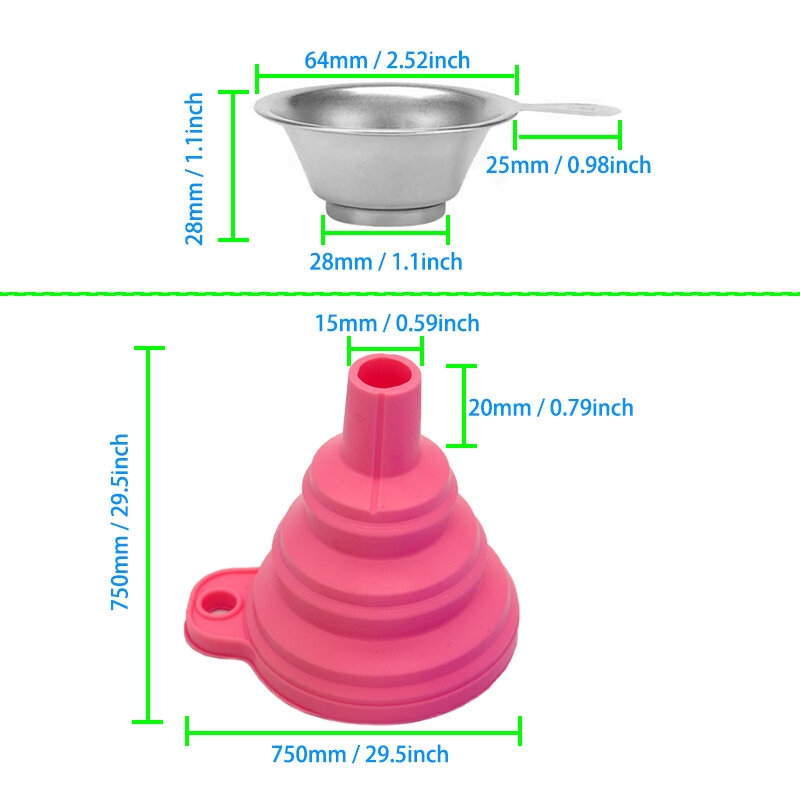 1SET High Quality Metal Uv Resin Filter Cup+Silicon Funnel Disposable For ANYCUBIC Photon SLA DLP 3D Printer Parts