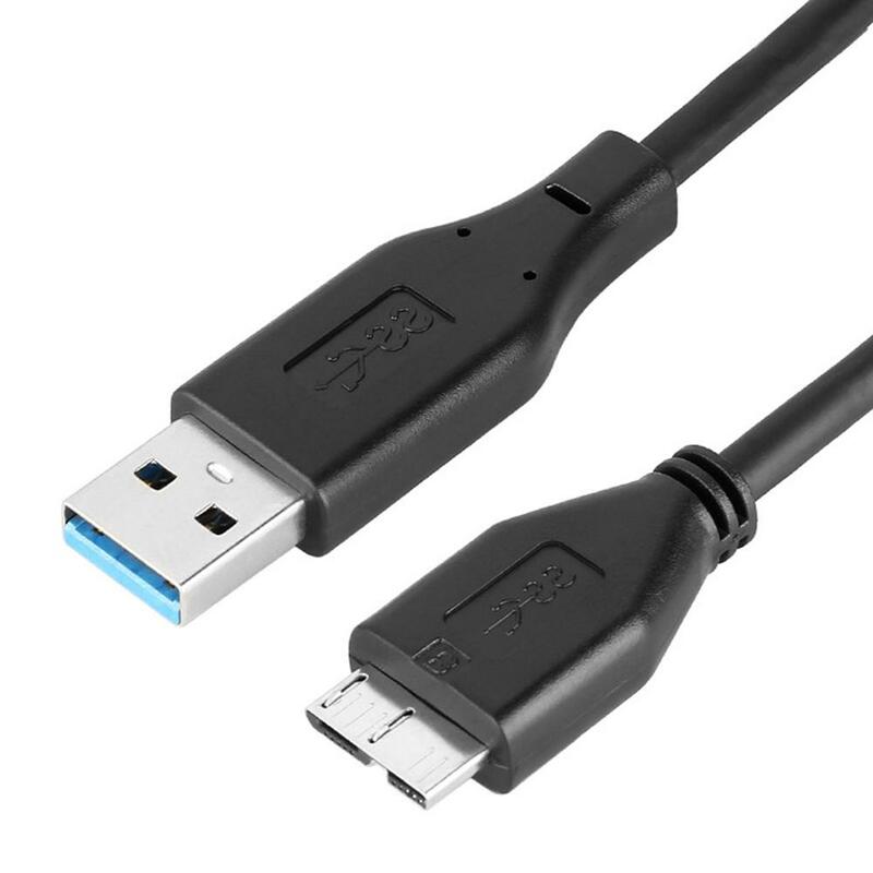 Cable adaptador USB 3,0 tipo A USB 3,0 Micro B macho, Cable de sincronización de datos para disco duro externo HDD