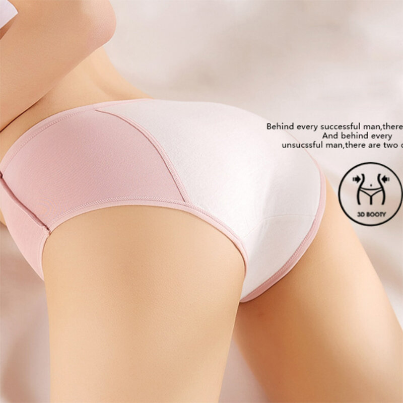 Leakproof Women Panties 3XL 4XL 방수 월경 속옷 무거운 흡수성 생리 기간 브리프 요실금