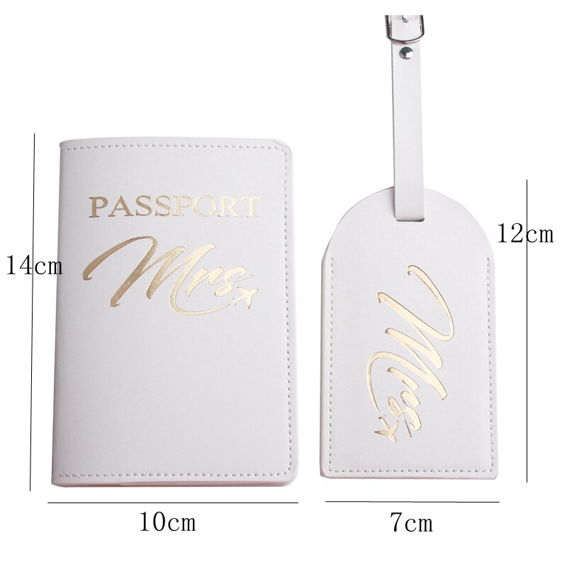 Обложка для паспорта Mr Mrs для влюбленных пар, защитный чехол с вышивкой, дорожные аксессуары для мужчин и женщин