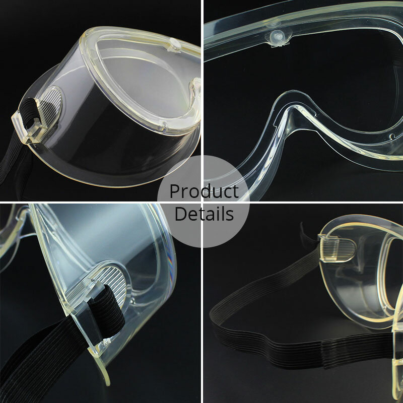 VANLOOK نظارات نظارات واقية ضد الجسم fluidssilver واللعاب حماية العين نظارات