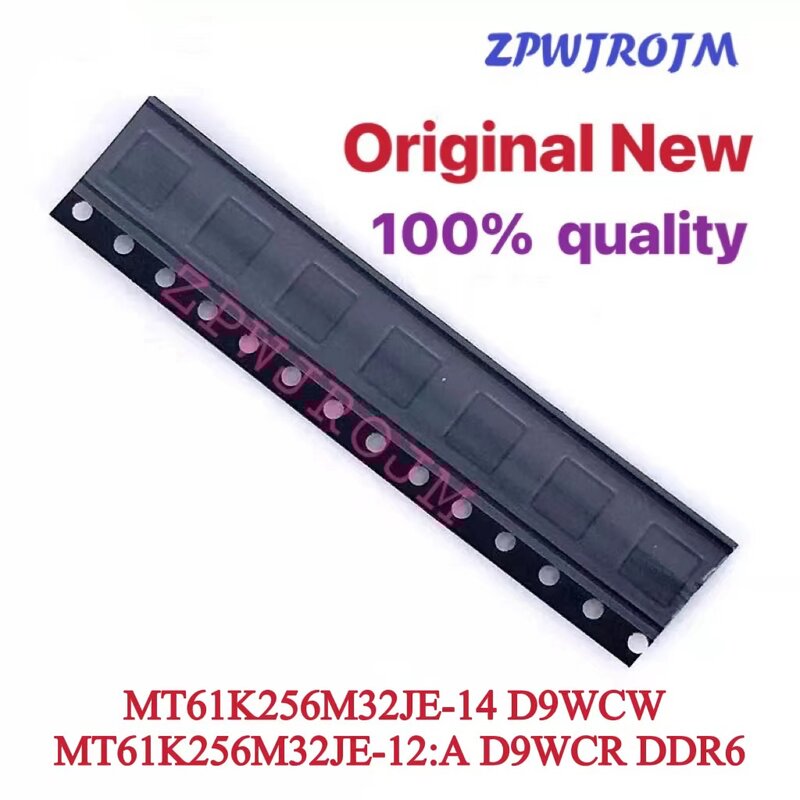 1pcs MT61K256M32JE-14 D9WCW MT61K256M32JE-12:A D9WCR DDR6