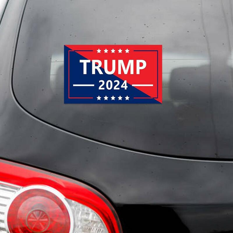 1Pcs 2024 Trump Sticker Maken Amerika Grote Weer Vinyl Funny Bumper Sticker Presidentsverkiezingen Voor Auto Decoratie 3.9X5.9in
