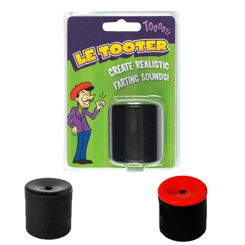 เด็กตลกติดตามของเล่น Tooter สร้าง Farting เสียงผายลม Pooter Prank Joke เครื่องฮาโลวีน Party เกมของเล่นเด็ก
