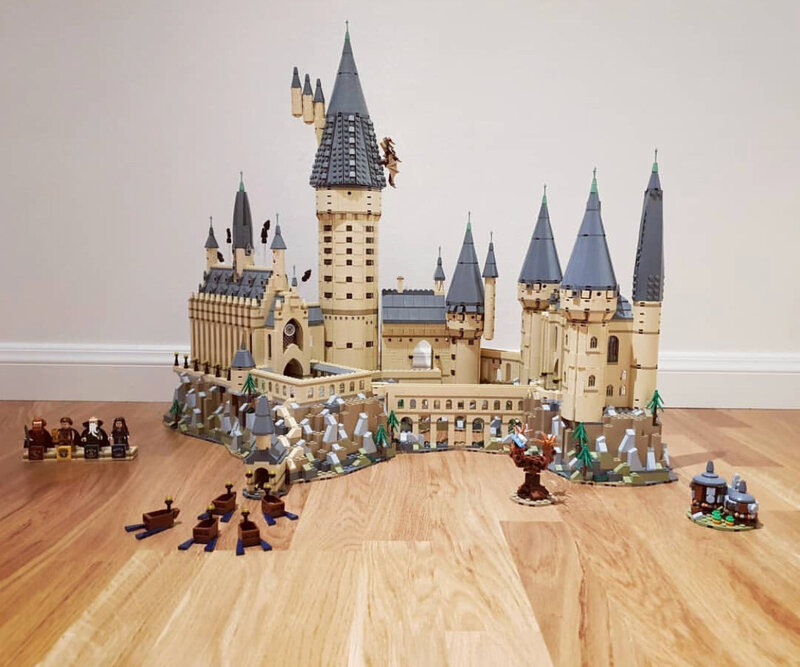 6120 pçs harrily potters legoings hogwarts castelo tijolos figuras compatíveis 16060 blocos de construção técnica educação brinquedo presente