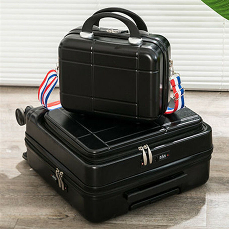 Biznesowa na kółkach przypadku laptop pudełko do przechowywania bagażu 18 cal blokada hasła walizka zestaw kosmetyczek torebka na ramię