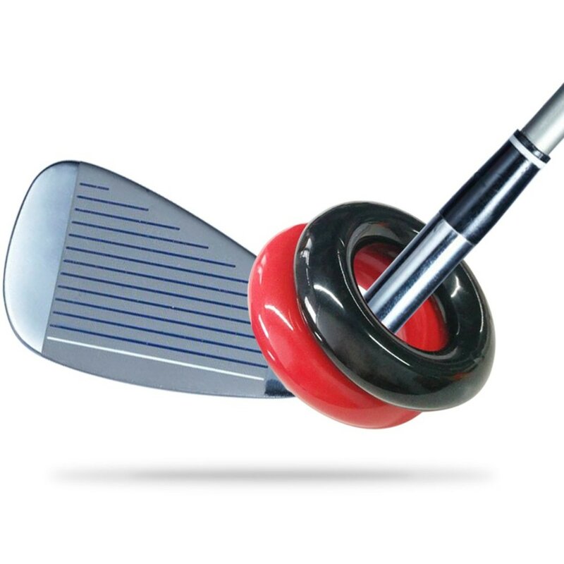 Swing de Golf en métal, anneau de poids, donuts, aide à la pratique pour les Clubs de Golf, rond, puissance pondérée, officiel, couleurs noir et rouge