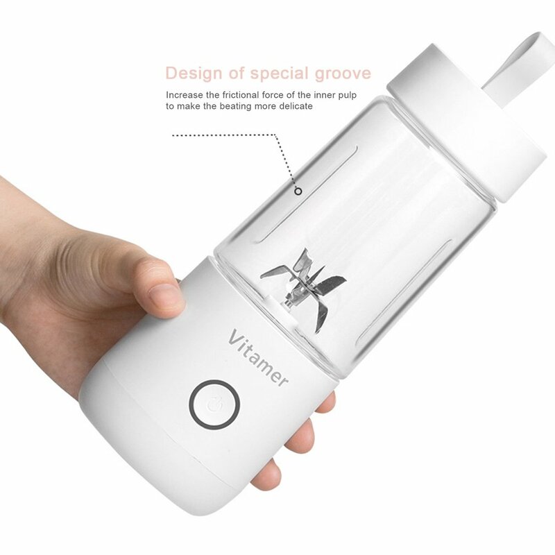 Mini Portable Electric Vitamin Juice Cup Bottle Vitamer Fruit Juicer Charging Smoothie Maker Blender Machine For Dorm Travel