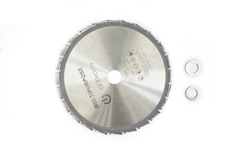 210 × 25,4mm 24T Hartmetall Kreissäge Klinge Multi-funktion Sägeblatt Für Schneiden Metall Holz Kunststoff