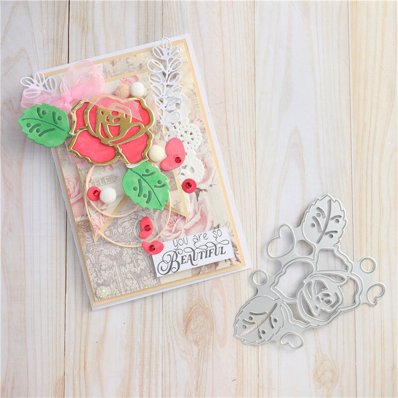 InLoveArts Leaf Series Metal Cutting Dies Flower Scrapbooking for Making Cards Decorative Embossing DIY Crafts Stencils Die Cuts