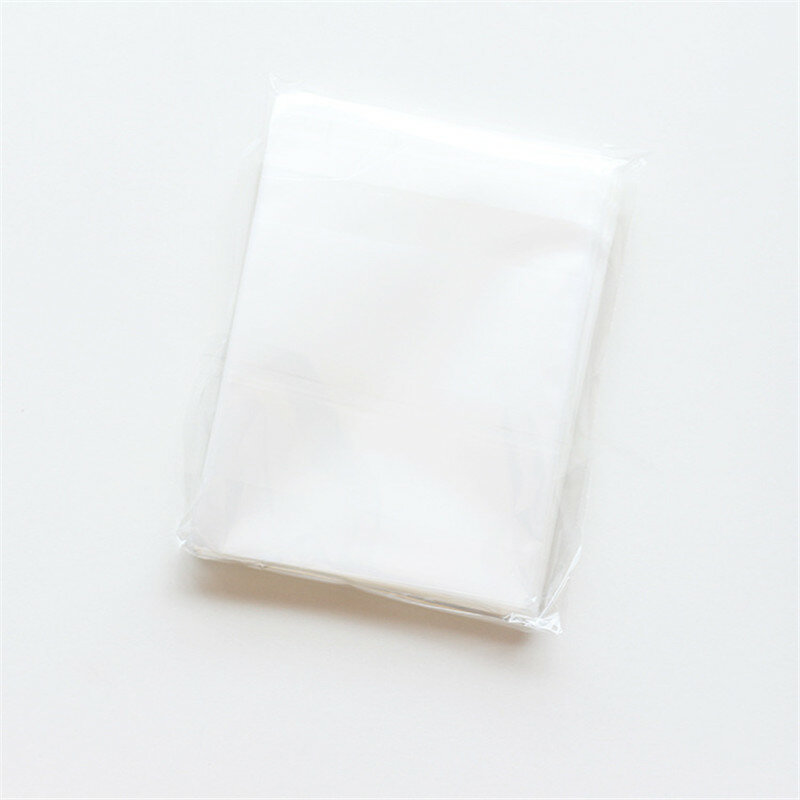 Pochettes translucides mates Opp pour bijoux, sac d'emballage de cuisson de strass, emballage de maquillage, 4 boîtes, vente en gros, 10x10cm, 25 pièces