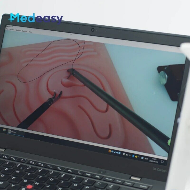 Scatola per allenatore simulatore laparoscopico USB HD 1080P telecamera per endoscopio a 0/30 gradi per allenamento con laparoscopia
