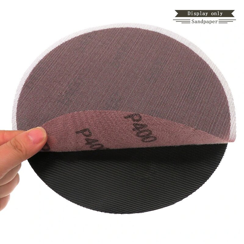 10 stücke 9Inch 220mm Mesh Grip Discs Staub Kostenloser Grid Linie Abrasive Mesh Schleifen Discs Sand Papier Haken und Schleife Trockenen Schleifen