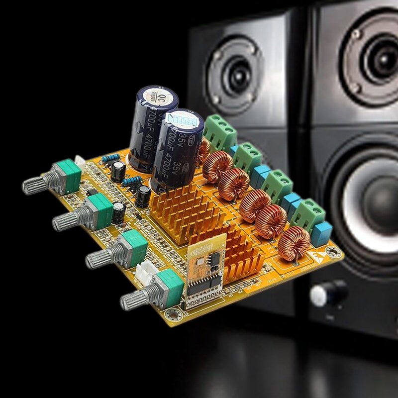 Bluetooth 2.1 Power Amplifier Board High-Power Finished Digital Class D 3-Channel HIFI Subwoofer 100W