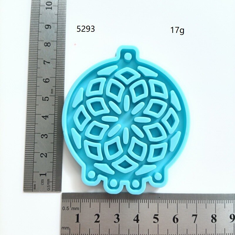 DIY Epoxy Epoxy Mould Dream Catcher Silicone Mould Feather Pendant Keychain Decoration Mirror Resin Mould
