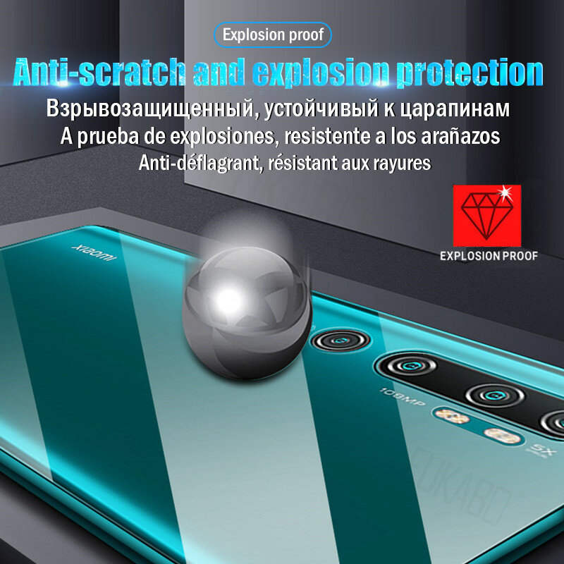 35D Front & Back Hydrogel Film For Xiaomi Redmi Note 9s 8 Pro mi Note 10 Pro Screen Protector For mi 10 9T Pro 10 Lite Not Glass