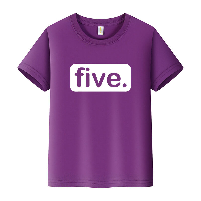 Kaus Ulang Tahun Ke-5 Kaus Anak Laki-laki Ulang Tahun 5 Tahun Anak Laki-laki Hadiah Kaus 5 Lima Kelima