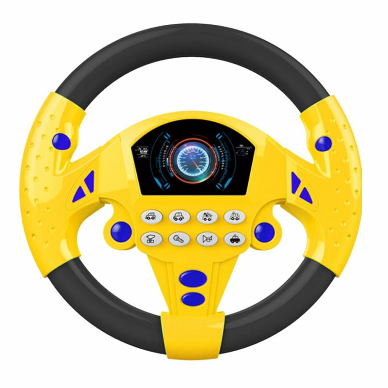 Electric Musical Instruments Toy for Kids Baby Steering Wheel Musical Developing Educational Toys Game Climbing Frame