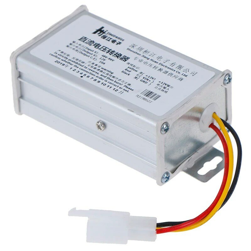 Adaptador convertidor para batería de coche eléctrico, convertidor de 48V-96V a 12V-10a, 120W, 1 unidad