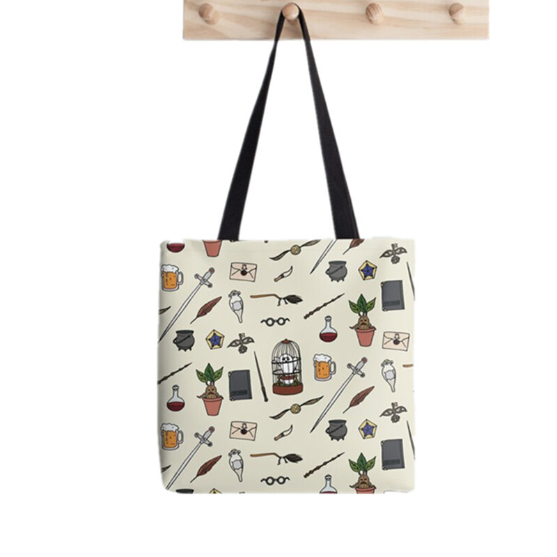 Забавная сумка-шоппер с вырезом, семейная Сумка-тоут, женская сумка-шоппер с принтом в стиле Харадзюку, Женская холщовая сумка-шоппер на плечо