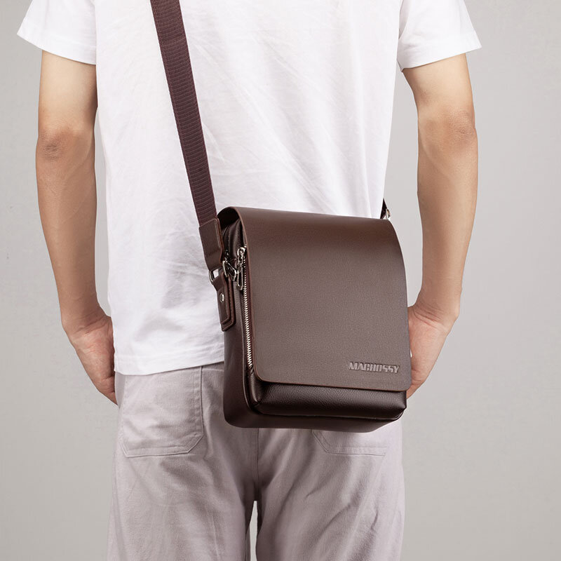 Bolsa transversal masculina, bolsa tiracolo de ombro multifuncional casual masculina, bolsa de mão de grande capacidade para homens