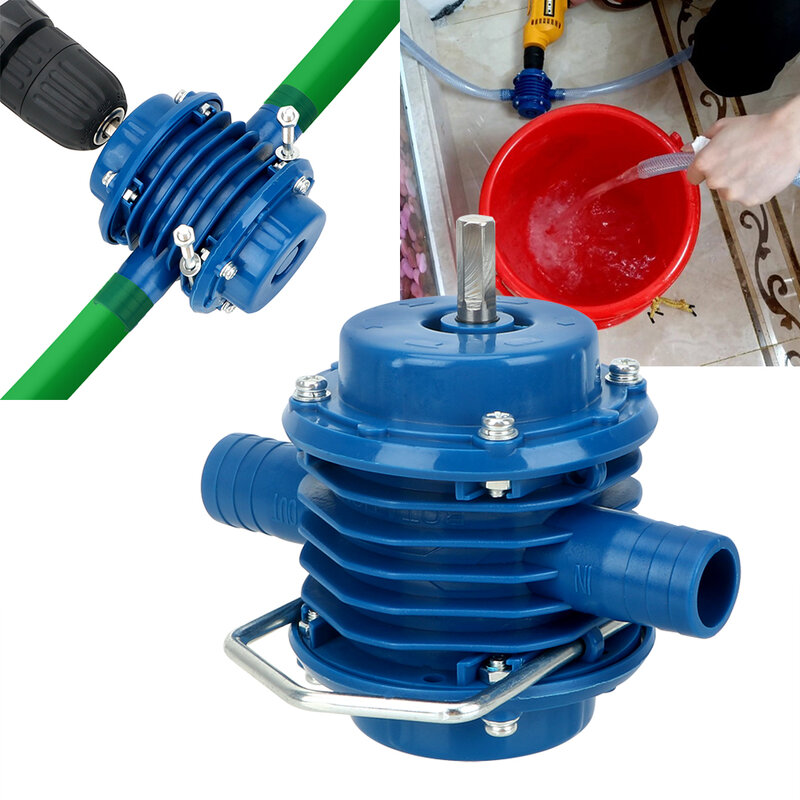 NICEYARD Mini pompa dell'acqua per trapano elettrico a mano autoadescante per impieghi gravosi nessuna potenza richiesta pompe centrifughe per giardino di casa