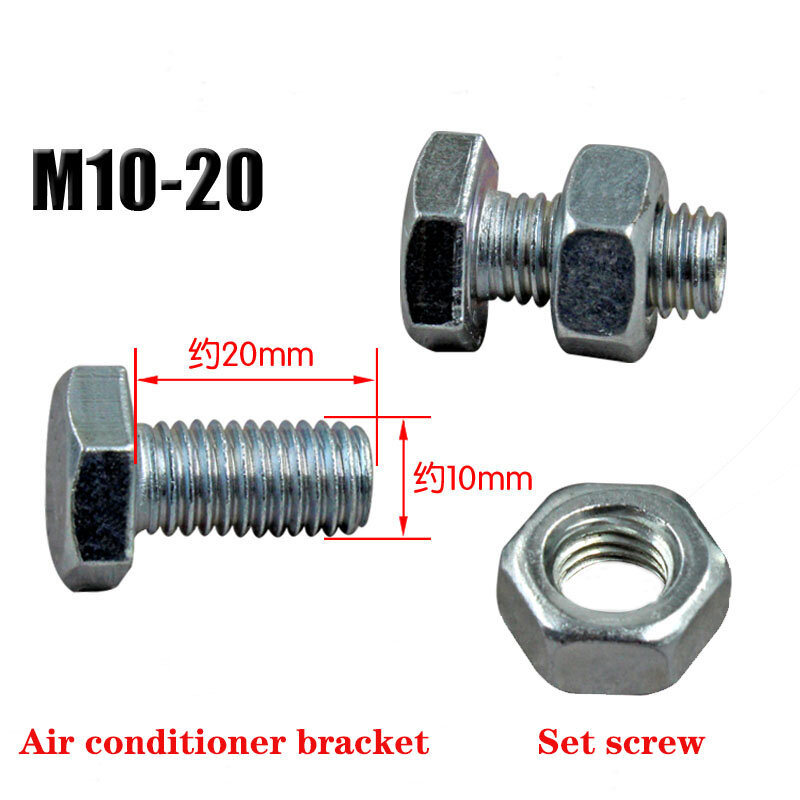 M8-25 M8-30 M10-20 Airconditioning Externe Machine Schroeven, Ijzeren Frame Schroeven, Airconditioning Statief Beugel Bevestigingsschroeven