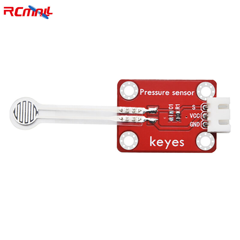 Rcmall 5個のkeyesbrickフレキシブルシンフィルム圧力センサー、arduinoマイクロと互換性のある逆プラグ端子付き
