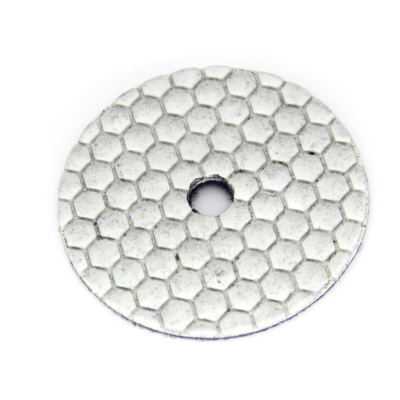 Tampon de polissage à sec Flexible de 3 pouces, pour pierre à granit, disque de meulage pour béton, Type tranchant, résine, tampon abrasif