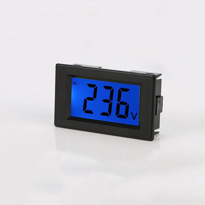 Taidacent LCD LED Digital Voltmeter แรงดันไฟฟ้า AC 80-500V สองสายโดยตรง AC Digital Panel Voltmeter Volt Meter
